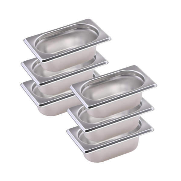 6Stk. GN 1/9 65mm Behälter - Sonderpreis